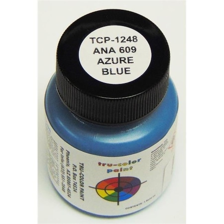 Tru-Color Paint Tru-Color Paint TCP1248 1 oz ANA-609 Azure Blue Paint TCP1248